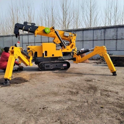Hydrauliczny wysięgnik teleskopowy Dźwig gąsienicowy z silnikiem wysokoprężnym 3T 5T ​​8T
