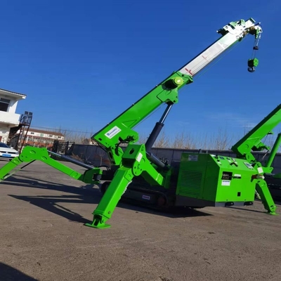 Żuraw gąsienicowy pająk o udźwigu 5 ton z silnikiem EPA i hydraulicznym wysięgnikiem teleskopowym