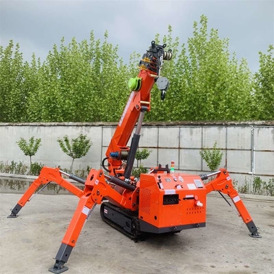 Dźwig obrotowy o 360 stopni 3-12 ton Dostosowany pilot dźwigu gąsienicowego pająka