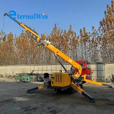 Changchai Diesel Engine 5 Ton 17,8m Crawler Spider Crane Z Latającym Jibem