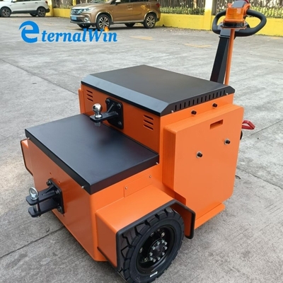 20 tony Elektryczny ciągnik elektryczny z akumulatorem Pociąg ręczny z akumulatorem Mini Tow Elektryczny ciągnik walkie