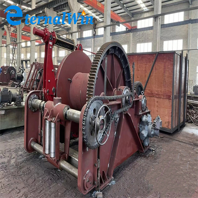 Hydrauliczna wciągarka kotwiczna o udźwigu 2 ton i 60 ton, pojedynczy lub podwójny bęben