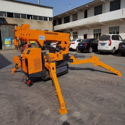 Wysięgnik teleskopowy Hydrauliczny żuraw gąsienicowy Spider Zdalne sterowanie Sprzęt do podnoszenia pająków