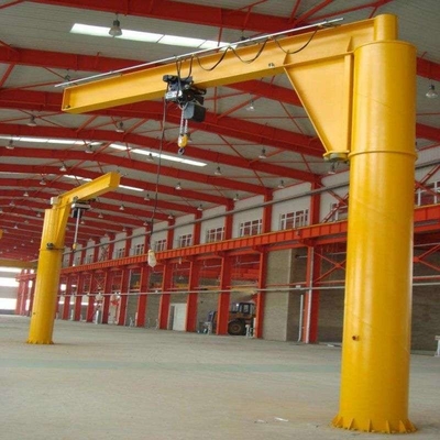 Żuraw elektryczny o udźwigu 10 ton, montowany na podłodze, z wahaczowymi ramionami wspornikowymi