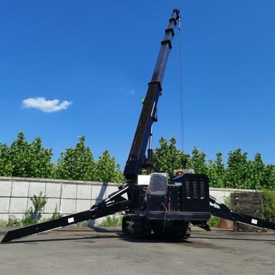 Żuraw gąsienicowy 5T 10T Spider Sprzęt do podnoszenia ciężkich ładunków z koszem