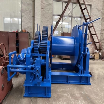Wciągarka morska z wciągarką hydrauliczną o obciążeniu znamionowym z pojedynczym bębnem