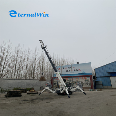 Elektryczny i silny silnikiem wysokoprężnym 5 tony żuraw pająkowy o pojemności podnoszenia 12 tony