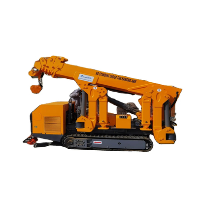 Stalowy Mini Spider Crane Telescopic Boom 3 Tony Pojemność podnoszenia