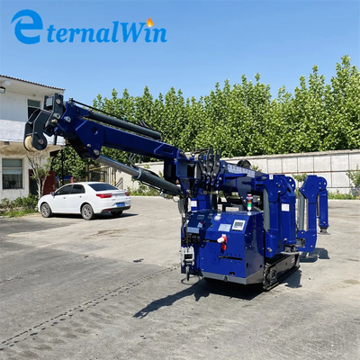 Elektryczny i napędzany olejem napędowym Mini Spider Crane Żółty/Czerwony lub Zielony