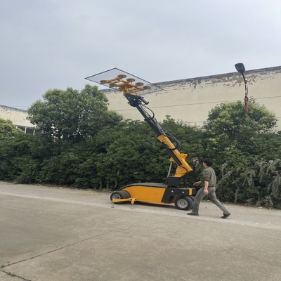 Elektryczny podnośnik szkła próżniowego do podnoszenia wysokości z kubkami wysysającymi