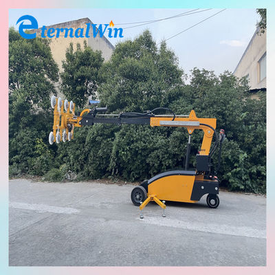 Niestandardowy podnośnik szkła próżniowego o masie 800 kg z rotacją 360 stopni i maksymalną wysokością podnoszenia 5 m