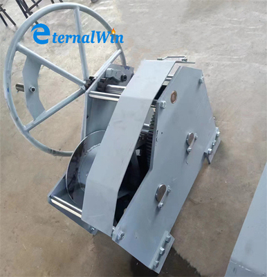 Dostosowanie bębna 20kn 30kn 50kn Marynarka ręczna Winch do mocowania / holowania łodzi