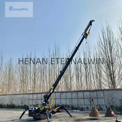 3-12 tonowy żuraw pająk gąsienicowy zdalnie sterowany do budownictwa