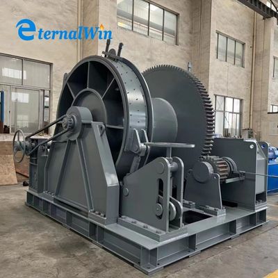 Hydrauliczna wciągarka morska o prędkości znamionowej ≥10m/min, prędkości liny 20-30m/min i długości bębna 400-1000mm