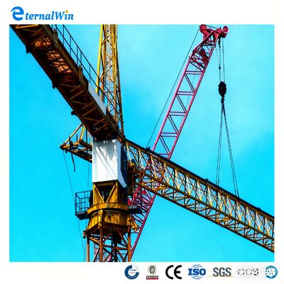 Luffing Jib Tower Crane Heavy Duty Self Climbing Tower Crane dla projektów budowlanych